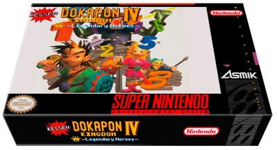 Kessen! Dokapon Oukoku IV: Densetsu no Yuusha-tachi - Box - 3D (North America) - 600x325