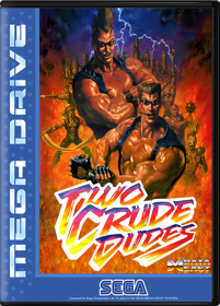 Two Crude Dudes - Fanart - Box - Front (Europe) - 1634x2274