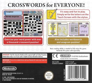 Crosswords DS - Box - Back (Europe) - 892x800