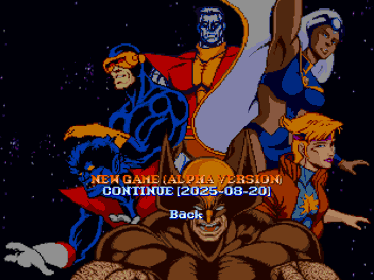 X-Men: The Arcade Game (Remake Version) [Special Edition] - Screenshot - Game Select (World) - 960x720