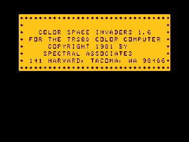 Color Space Invaders - Screenshot - Game Title (North America) - 320x240