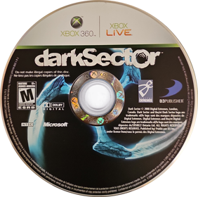 Dark Sector - Disc (North America) - 1973x1962