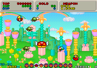 Illustration of Fantasy Zone II: The Tears of Opa-Opa (System 16C Version)