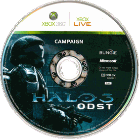 Halo 3: ODST - Disc (Europe) - 2879x2876