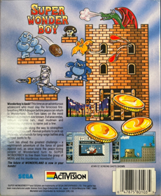 Super Wonder Boy in Monsterland - Box - Back (Europe) - 983x1196