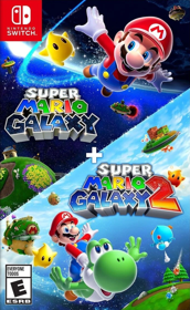 Super Mario Galaxy + Super Mario Galaxy 2 - Box - Front (North America) - 695x1132