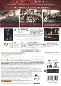 Assassin's Creed II - Box - Back (Germany) - 600x851