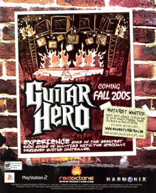 Guitar Hero - Advertisement Flyer - Front (United States) - 1838x2265