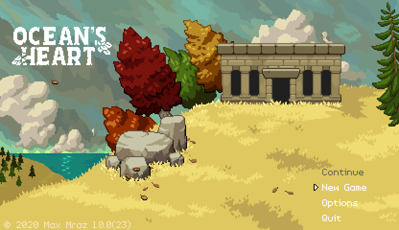 Ocean's Heart - Screenshot - Game Title (World) - 832x480