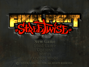 Final Fight: Streetwise - Screenshot - Game Title (North America) - 597x448