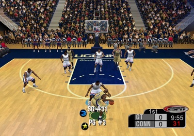 ESPN College Hoops 2K5 - Screenshot - Gameplay (North America) - 640x448