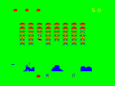 Color Space Invaders - Screenshot - Gameplay (North America) - 320x240