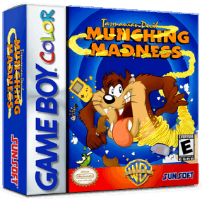 Tazmanian Devil: Munching Madness - Box - 3D (North America) - 1016x998