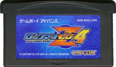 Mega Man Zero 4 - Cart - Front (Japan) - 702x408