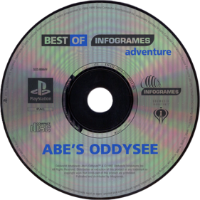 Oddworld: Abe's Oddysee - Disc (Europe) - 800x800
