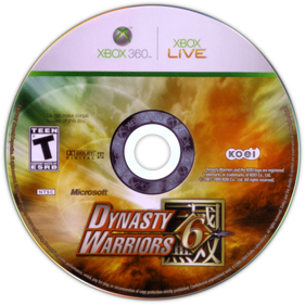 Dynasty Warriors 6 - Disc (North America) - 783x783