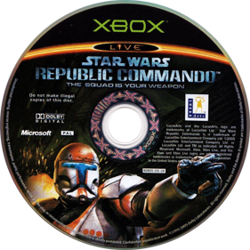 Star Wars: Republic Commando - Disc (Europe) - 789x789