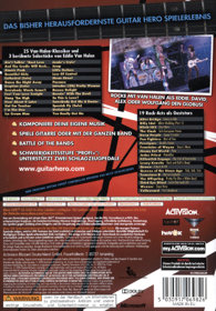 Guitar Hero: Van Halen - Box - Back (Germany) - 600x861