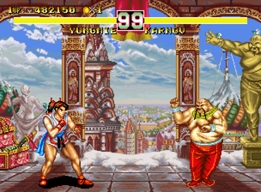 Fighter's History Dynamite - Screenshot - Gameplay (Japan) - 608x448