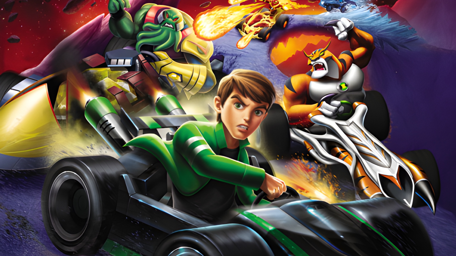 Illustration of Ben 10: Galactic Racing