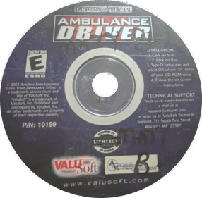 Crisis Team: Ambulance Driver - Disc (North America) - 991x972