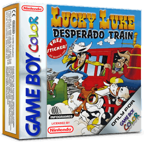 Lucky Luke: Desperado Train - Box - 3D (Europe) - 1016x998