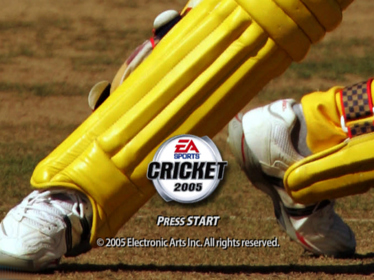 Cricket 2005 - Screenshot - Game Title (World) - 640x480
