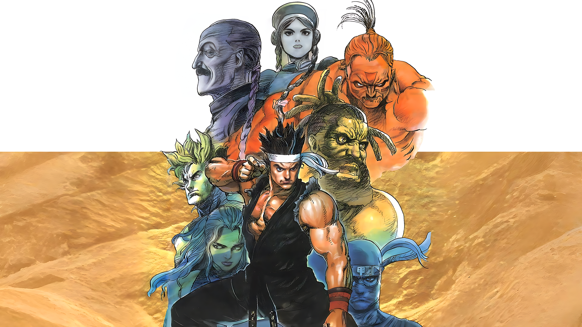 Illustration of Virtua Fighter Remix SegaNet