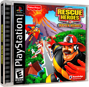Rescue Heroes: Molten Menace - Box - 3D (North America) - 1227x1200