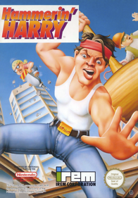 Hammerin' Harry - Box - Front - Reconstructed (Europe) - 1184x1696