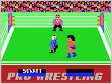 Champion Pro Wrestling - Screenshot - Gameplay (World) - 256x192