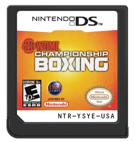 Showtime Championship Boxing - Cart - Front (North America) - 571x600