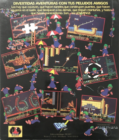 Lemmings - Box - Back (Spain) - 1043x1220