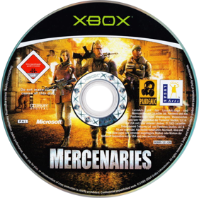 Mercenaries: Playground of Destruction - Disc (Germany) - 777x775