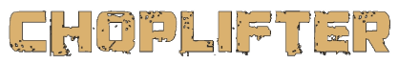 Choplifter - Clear Logo (World) - 417x66