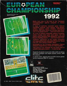 European Championship 1992 - Box - Back (World) - 622x800