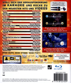 Disney Sing It: Pop Hits - Box - Back (Germany) - 600x700