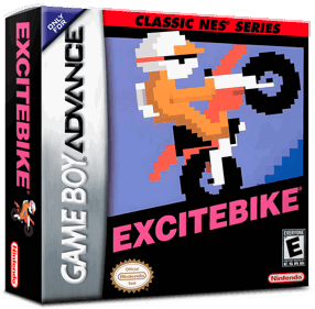 Classic NES Series: Excitebike - Box - 3D (North America) - 1016x998