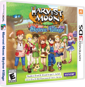 Harvest Moon: Skytree Village - Box - 3D (North America) - 841x856