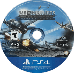 Air Conflicts: Pacific Carriers - Disc (North America) - 1454x1428