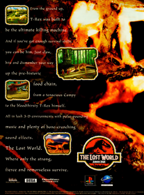 The Lost World: Jurassic Park - Advertisement Flyer - Front (North America) - 1219x1650
