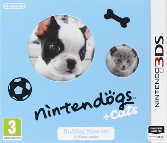 Nintendogs + Cats: French Bulldog & New Friends - Box - Front (Italy) - 1254x1081