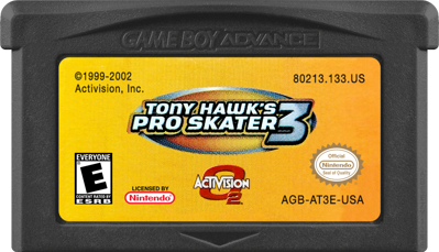 Tony Hawk's Pro Skater 3 - Cart - Front (North America) - 1000x574