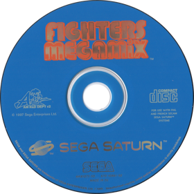 Fighters Megamix - Disc (Europe) - 1391x1394