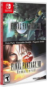 Final Fantasy VII & Final Fantasy VIII Remastered: Twin Pack - Box - 3D (North America) - 477x879