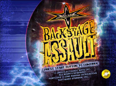 WCW Backstage Assault - Screenshot - Game Title (World) - 640x480