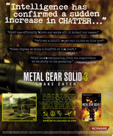 Metal Gear Solid 3: Snake Eater - Advertisement Flyer - Front (United States) - 1904x2290