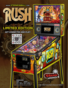Rush Limited Edition - Advertisement Flyer - Front (World) - 850x1100