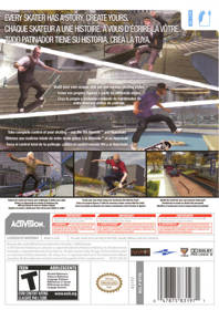 Tony Hawk's Proving Ground - Box - Back (North America) - 640x905