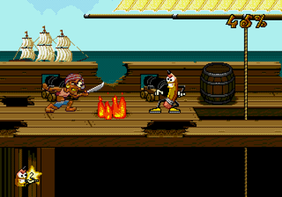 Wild Woody - Screenshot - Gameplay (North America) - 640x448